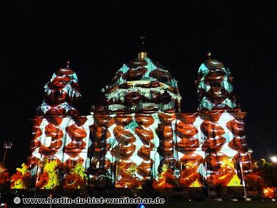 fetival of lights, berlin, illumination, 2013, berliner dom, alexanderplatz, fernsehturm, beleuchtet, lichterglanz, berlin leuchtet