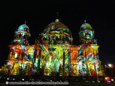 fetival of lights, berlin, illumination, 2013, berliner dom, alexanderplatz, fernsehturm, beleuchtet, lichterglanz, berlin leuchtet