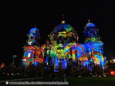 fetival of lights, berlin, illumination, 2013, berliner dom, alexanderplatz, fernsehturm, beleuchtet, lichterglanz, berlin leuchtet