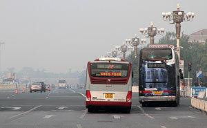 Peking, Straße und Busse