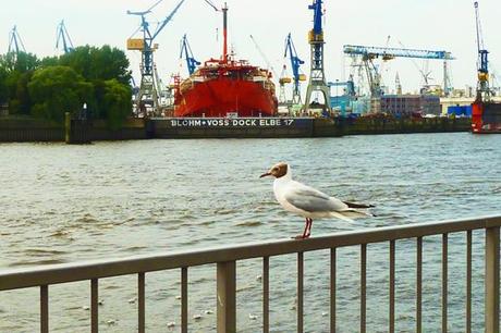 Hafenpanorama in Hamburg