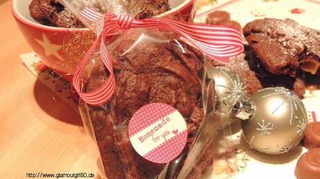 [Weihnachtsgeschenke Homemade With Love] Gefüllte Schoko-Cookies