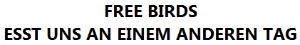 Free Birds Titel