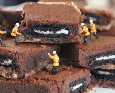 Slutty Brownies oder auch schlampige Brownies genannt