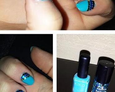 [Nageldesign] topping turquoise