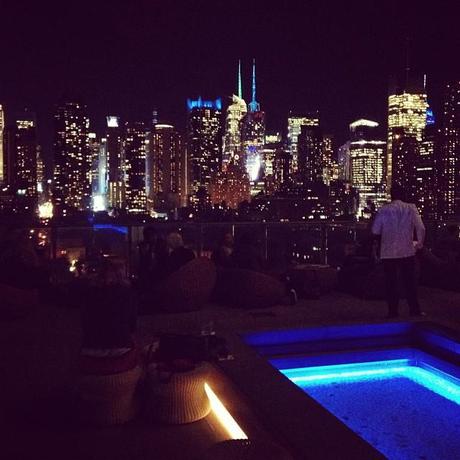 New York Dachterrasse Nacht Instagram