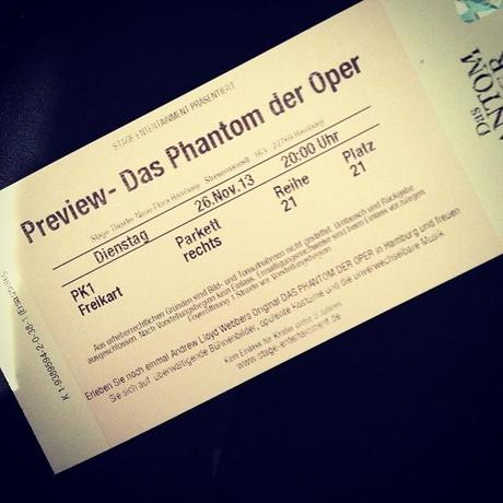 Preview Phantom der Oper Ticket Instagram