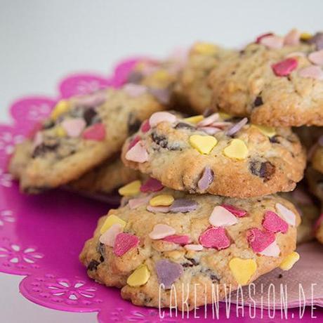 Chocolate Chip Cookies with Sprinkles