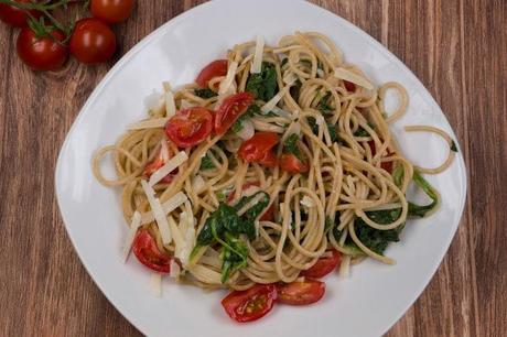 Gaumenfreundin - Spaghetti in Spinat-Sahne-Soße
