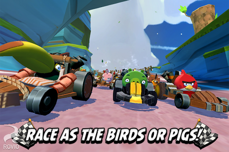 Angry Birds Go! – Die Kultfiguren schwingen sich in Rennwagen und rauschen den Berg hinab