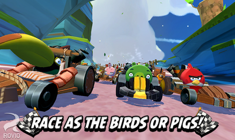 Angry Birds Go! – Die Kultfiguren schwingen sich in Rennwagen und rauschen den Berg hinab
