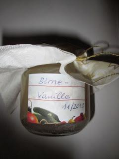 KW50/2013 - Die Leckereien der Woche - Marmelade Birne-Vanille