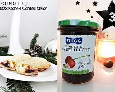 Advent-Special #3: Bocconotti mit Sauerkirsche-Fruchtaufstrich