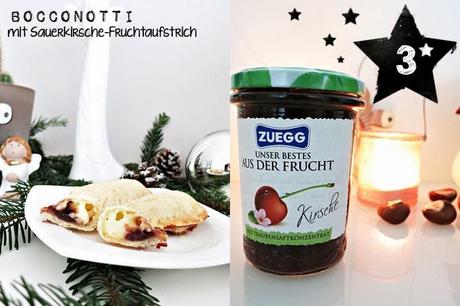 Advent-Special #3: Bocconotti mit Sauerkirsche-Fruchtaufstrich