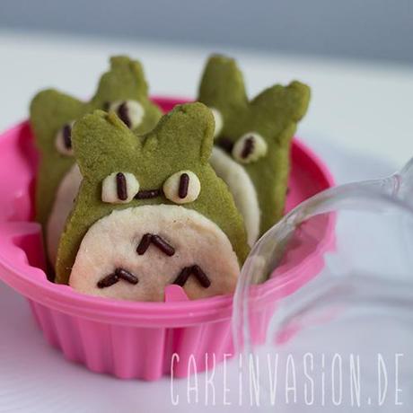 Totoro Matcha Cookies