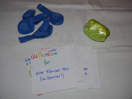 Geschenkemarathon #3 Gutschein-Ballons