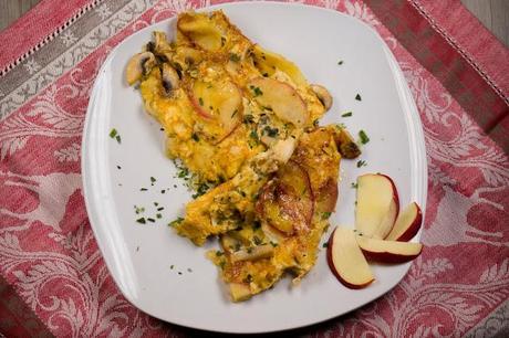 Gaumenfreundin - Omelette mit Champignons und Apfel