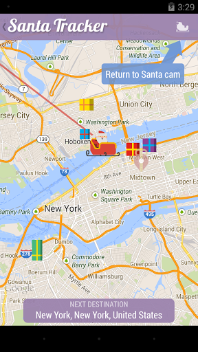 Google Santa Tracker – Kostenloser Adventskalender mit kleinen Spielchen von Google