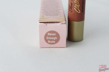 Too Faced Plumping Lip Tint 'Never Enough Nude' *Review*
