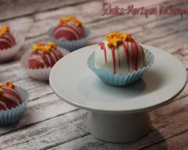 Schokokuchenpralinen mit Marzipanfüllung