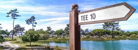 Tee-10 des Golfplatzes Troia Golf