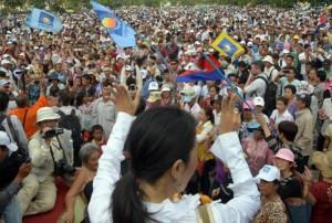 Anti Regierungs Proteste in Phom Penh