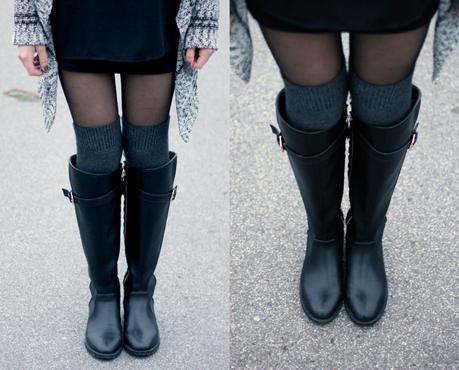 OUTFIT DETAILS I OVERKNEES AND BOOTS
