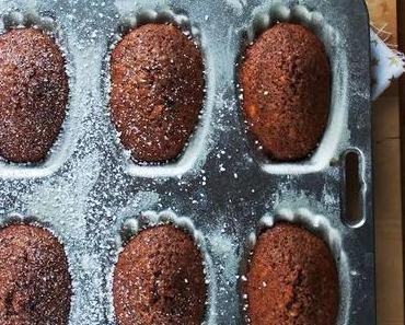 Madeleines mit Haselnüssen.