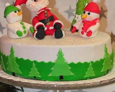 Weihnachtsmann Torte . . . . . . . bzw. als mein Chef plötzlich vor mir saß!
