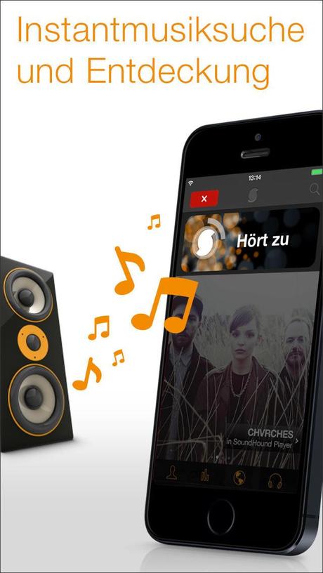 SoundHound ? – App starten und schnell den Titel eines Songs finden