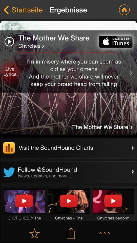 SoundHound ? – App starten und schnell den Titel eines Songs finden