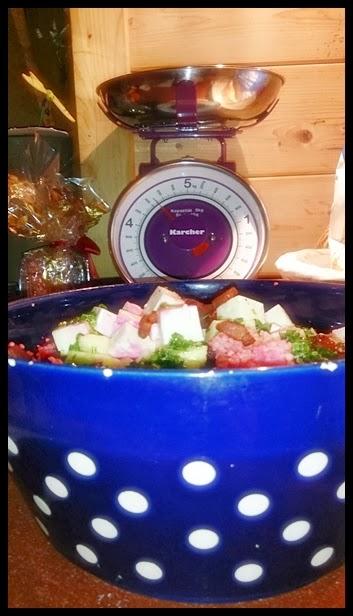 Winterlicher Couscous-Salat mit Roter Bete