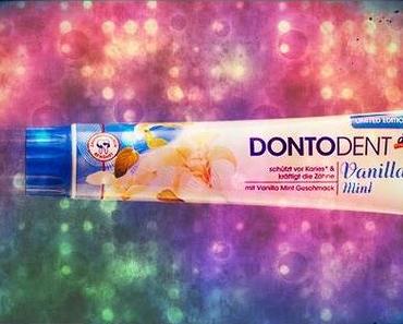 Auch ich durfte die Vanilla Mint Zahncreme von Dontodent testen...