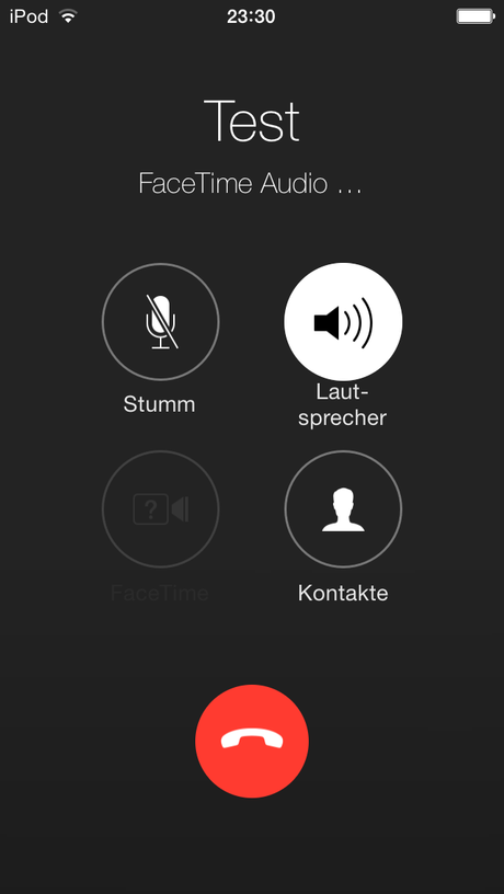 iOS 7.1 Beta 3 Telefon-App I