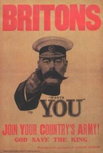 Kitchener World War I Recruitment poste