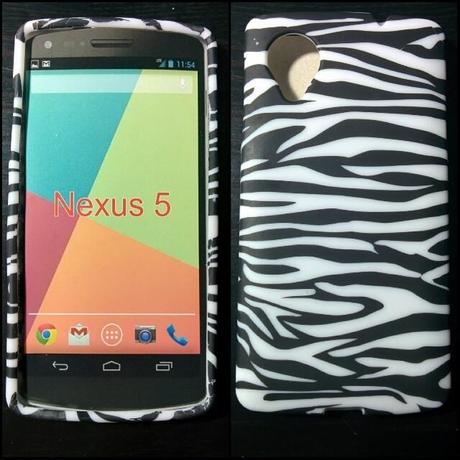 Silikon Case Google LG Nexus 5 Zebra