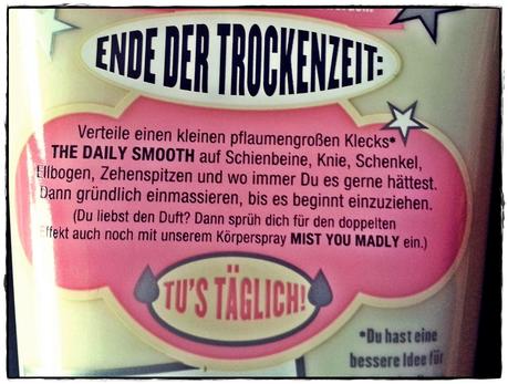 Heute im Test: SOAP & GLORY - THE DAILY SMOOTH™ BODY BUTTER