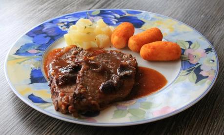 Rinderbraten mit Lebkuchensoße