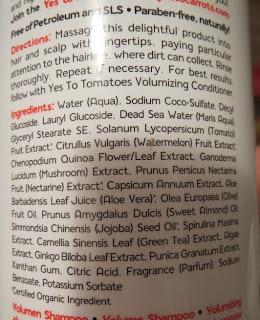 Review. Shampoo Yes to Tomatoes – Volumenshampoo