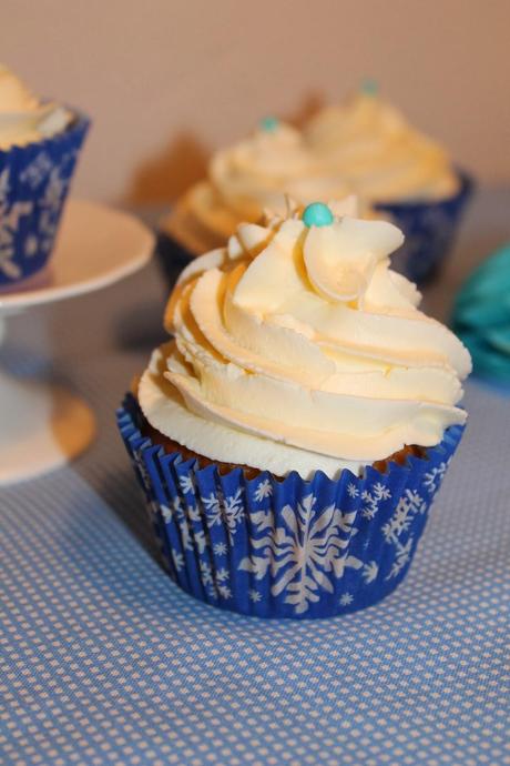 winterliche Cupcakes / Mascarpone Topping
