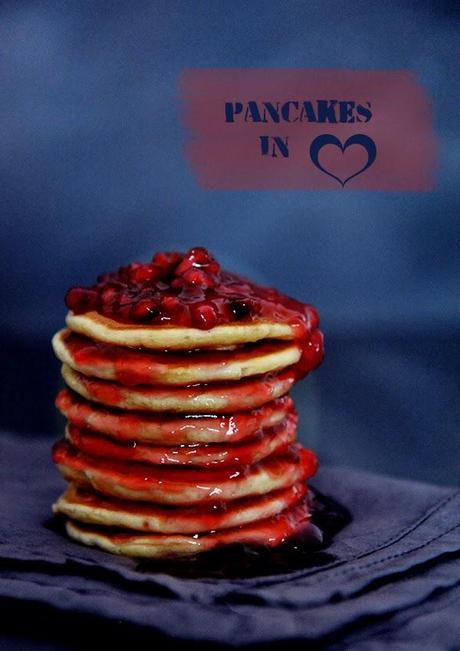 Pancake in Love { Granatapfel-Orangen-Gelee }