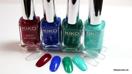 KIKO Satin Nail Lacquer Set