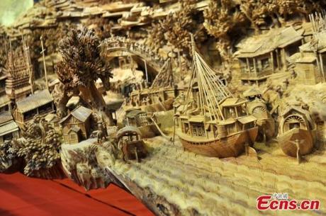Die weltgrößte Skulptur aus Holz von Chunhui Spent