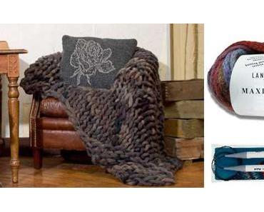 gestrickte Decke