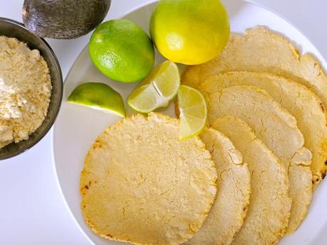 Tortillas aus Maismehl glutenfrei & ohne Ei