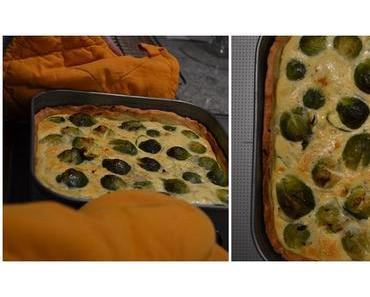 Rosenkohl Zwiebel Quiche