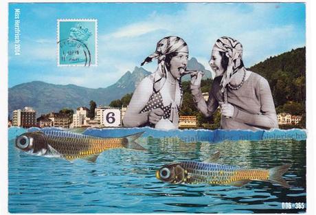 Miss Herzfrischs 365 Postkartengrüße -  Picknick am See