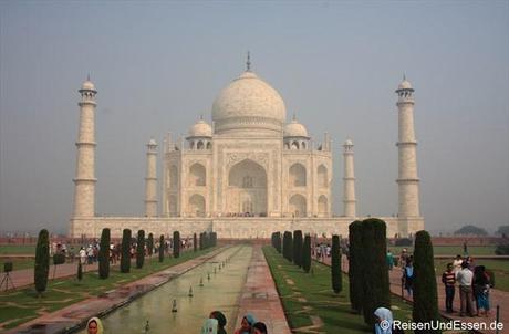 Blick auf Taj Mahal