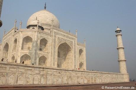 Teilansicht vom Taj Mahal