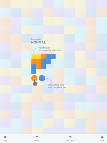OneColor: Change color to become bigger – Knackiges und schönes Puzzle mit bunten Farben